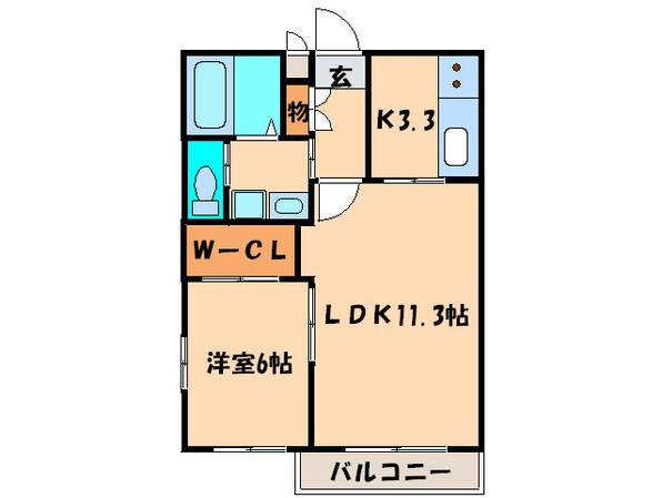 ベルウッドガ－デンプレイスの物件間取画像